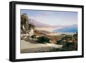 A View of the Bay of Naples-William Wyld-Framed Art Print