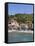 A View of the Beach at Collioure in Languedoc-Roussilon, France, Europe.-David Clapp-Framed Stretched Canvas