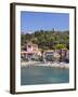 A View of the Beach at Collioure in Languedoc-Roussilon, France, Europe.-David Clapp-Framed Photographic Print