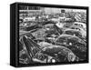 A View of the Cadillac Motors Production Line-null-Framed Stretched Canvas