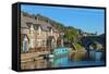 A View of the Canal Basin-Graham Lawrence-Framed Stretched Canvas