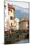 A View of the Canal in the Old Town of Annecy, Haute-Savoie, France, Europe-Graham Lawrence-Mounted Photographic Print