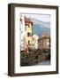 A View of the Canal in the Old Town of Annecy, Haute-Savoie, France, Europe-Graham Lawrence-Framed Photographic Print