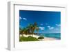 A view of the Caribbean Sea and Spotts Beach. Spotts Beach, Grand Cayman Island, Cayman Islands.-Sergio Pitamitz-Framed Photographic Print