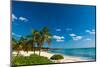 A view of the Caribbean Sea and Spotts Beach. Spotts Beach, Grand Cayman Island, Cayman Islands.-Sergio Pitamitz-Mounted Photographic Print