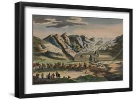 A View of the Celebrated Great Wall of China, 1782-null-Framed Giclee Print