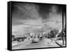 A View of the City of San Angelo from the Railroad Station-null-Framed Stretched Canvas