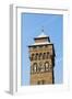 A View of the Clock Tower at Cardiff Castle, Cardiff, Glamorgan, Wales, United Kingdom, Europe-Graham Lawrence-Framed Photographic Print