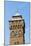 A View of the Clock Tower at Cardiff Castle, Cardiff, Glamorgan, Wales, United Kingdom, Europe-Graham Lawrence-Mounted Photographic Print