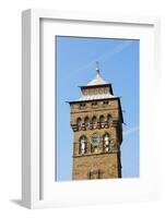 A View of the Clock Tower at Cardiff Castle, Cardiff, Glamorgan, Wales, United Kingdom, Europe-Graham Lawrence-Framed Photographic Print