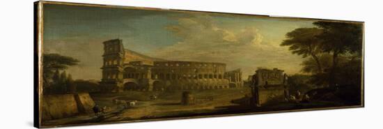 A View of the Colosseum, Rome-Giovani Paolo Panini-Stretched Canvas