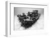 A view of the Doc Polson shipwreck in Grand Cayman, Cayman Islands-Stocktrek Images-Framed Photographic Print