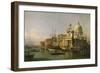 A view of the Dogana and Santa Maria della Salute-Canaletto-Framed Giclee Print