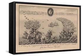 A View of the Engagement Between the English Fleet and the Spanish Invincible Armada Off the Start-null-Framed Stretched Canvas