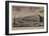 A View of the Exchange and the Warehouses at Petersburg in Russia-null-Framed Giclee Print