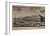 A View of the Exchange and the Warehouses at Petersburg in Russia-null-Framed Giclee Print