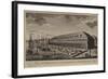 A View of the Exchange and the Warehouses at Petersburg in Russia-null-Framed Giclee Print