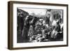 A View of the Flea Market at the Entrance of St Ouen, Paris, 1931-Ernest Flammarion-Framed Giclee Print