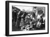 A View of the Flea Market at the Entrance of St Ouen, Paris, 1931-Ernest Flammarion-Framed Giclee Print