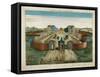 A View of the Foundling Hospital-null-Framed Stretched Canvas