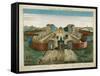 A View of the Foundling Hospital-null-Framed Stretched Canvas