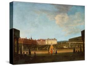 A View of the Garden and Main Parterre of Winchendon House, 1720-Peter Tillemans-Stretched Canvas