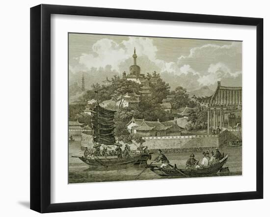 A View of the Gardens of the Imperial Palace, Peking, Detail-William Alexander-Framed Giclee Print