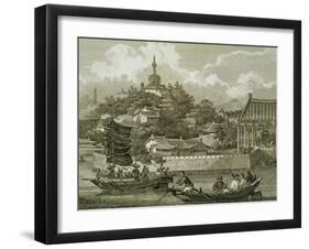 A View of the Gardens of the Imperial Palace, Peking, Detail-William Alexander-Framed Giclee Print