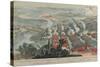 A View of the Glorious Action of Dettingen, 16th-27th June 1743, Engraved by I. Pano, Published…-F. Daremberg-Stretched Canvas