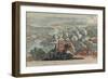 A View of the Glorious Action of Dettingen, 16th-27th June 1743, Engraved by I. Pano, Published…-F. Daremberg-Framed Giclee Print