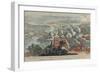 A View of the Glorious Action of Dettingen, 16th-27th June 1743, Engraved by I. Pano, Published…-F. Daremberg-Framed Giclee Print