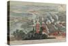 A View of the Glorious Action of Dettingen, 16th-27th June 1743, Engraved by I. Pano, Published…-F. Daremberg-Stretched Canvas