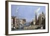 A View of the Grand Canal, Venice, from Santa Maria della Carita to the Bacino di San Marco-William James-Framed Giclee Print