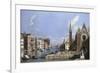 A View of the Grand Canal, Venice, from Santa Maria della Carita to the Bacino di San Marco-William James-Framed Giclee Print