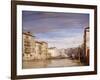 A View of the Grand Canal Venice, from the Palazzo Bernardo Looking Towards the Rialto Bridge-Richard Parkes Bonington-Framed Giclee Print