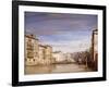 A View of the Grand Canal Venice, from the Palazzo Bernardo Looking Towards the Rialto Bridge-Richard Parkes Bonington-Framed Giclee Print