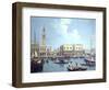 A View of the Grand Canal-Canaletto-Framed Premium Giclee Print