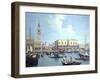 A View of the Grand Canal-Canaletto-Framed Giclee Print