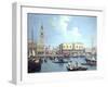 A View of the Grand Canal-Canaletto-Framed Giclee Print