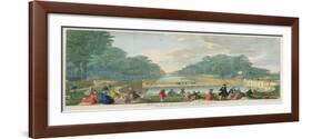 A View of the Great Canal of Fontainebleau, Published 1794-John Tinney-Framed Giclee Print