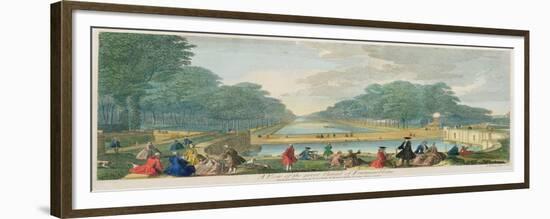 A View of the Great Canal of Fontainebleau, Published 1794-John Tinney-Framed Giclee Print