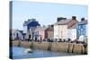 A View of the Harbour at Aberaeron, Ceredigion, Wales, United Kingdom, Europe-Graham Lawrence-Stretched Canvas