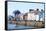 A View of the Harbour at Aberaeron, Ceredigion, Wales, United Kingdom, Europe-Graham Lawrence-Framed Stretched Canvas