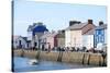 A View of the Harbour at Aberaeron, Ceredigion, Wales, United Kingdom, Europe-Graham Lawrence-Stretched Canvas