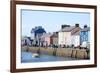 A View of the Harbour at Aberaeron, Ceredigion, Wales, United Kingdom, Europe-Graham Lawrence-Framed Photographic Print