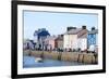 A View of the Harbour at Aberaeron, Ceredigion, Wales, United Kingdom, Europe-Graham Lawrence-Framed Photographic Print