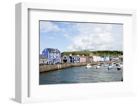 A View of the Harbour at Aberaeron, Ceredigion, Wales, United Kingdom, Europe-Graham Lawrence-Framed Photographic Print