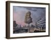 A View of the Herengracht Overlooking Binnenamstel and the Nieuwe Herengracht-Jonas Zeuner-Framed Giclee Print