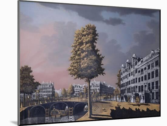 A View of the Herengracht Overlooking Binnenamstel and the Nieuwe Herengracht-Jonas Zeuner-Mounted Giclee Print