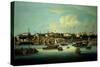 A View of the Hongs-George Chinnery-Stretched Canvas